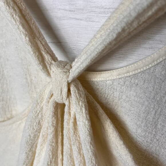 Madewell Top Womens Size Small Ivory Everly Twisted Jacquard Tank Summer - Picture 11 of 15